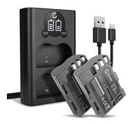 CELLONIC 2X Batería Compatible con Nikon D100, D200, D300, D300S, EN-EL3