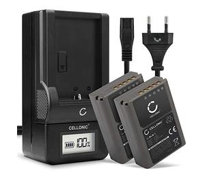 CELLONIC 2x Batería compatible con Olympus OM-D E-M1, E-M5, Pen E-P5, BCN-1 | 1140mAh, 7.4V, Ion de litio para Olympus OM-D E-M5 Mark II, PEN-F, BLN-1