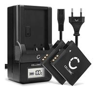 CELLONIC® 2X Batería NB-6L,NB-6LH Compatible con Canon PowerShot S120 PowerShot SX510 HS SX700 HS SX280, 1000mAh + Cargador rápido CB-2LY bateria de Repuesto Pila