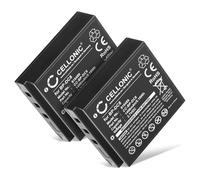 CELLONIC 2X Batería para Cámara Compatible con Leica X1, X2, X (Typ 113), BP-DC8 - (1400mAh, 3.6V)