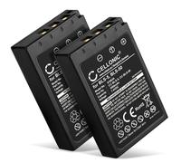 CELLONIC 2X Batería para Cámara Compatible con Olympus Pen E-PL8, Pen E-PL7, OM-D E-M10 Mark II, BLS-50 - (1000mAh, 7.4V)
