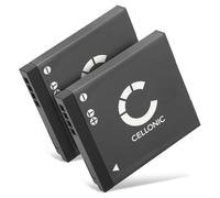 CELLONIC 2X Batería para Cámara Compatible con Panasonic Lumix DMC-S5, Lumix DMC-S1, Lumix DMC-FT30, DMW-BCK7 - (700mAh, 3.6V)