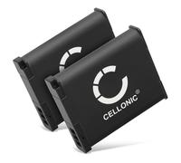 CELLONIC 2X Batería para Cámara Compatible con Panasonic Lumix DMC-TZ60, Lumix DMC-ZS100, Lumix DMC-TZ55, DMW-BCM13 - (1050mAh, 3.7V)