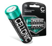 CELLONIC 2X Batería para GPS Navegación Compatible con Garmin eTrex 32x, Montana 700, eTrex 30, 010-11874-00 - (2600mAh, 1.2V)