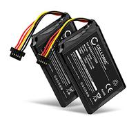 CELLONIC 2X Batería para GPS Navegación Compatible con Tomtom Go 6000, Go 5100, Go 5000, VFAD - (1100mAh, 3.7V)