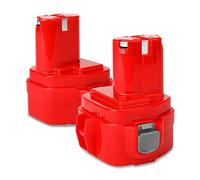 CELLONIC 2X Batería para Herramienta Compatible con Makita 6271D, 6270D, ML120, 1222 - (3000mAh, 12V)