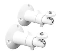 CELLONIC 2x Soporte de pared para cámara compatible con Arlo, compatible con Eufy, compatible con Wyze - Soporte giratorio de aluminio con rosca de 1/4", uso interior y exterior