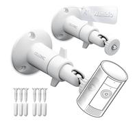 CELLONIC 2xSoporte de pared para cámara compatible con Arlo, compatible con Eufy,compatible con Wyze,Rinng Stick Up Cam & Pro Soporte giratorio de aluminio con rosca de 1/4"uso interior y exterior