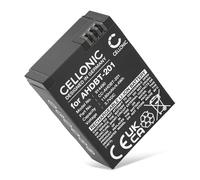 CELLONIC Batería Compatible con GoPro Hero 3, 3plus, AHDBT-201, AHDBT-301 | 1050mAh, 3.7V, Ion de litio para GoPro Hero 3 Black, Hero 3 Silver, AHDBT-302