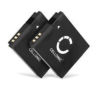 CELLONIC, Batería para Cámara, Compatible con Canon PowerShot SX700 HS, SX610 (3.7V, 1000mAh) 2 Unidades