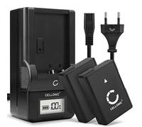 CELLONIC, Batería para Cámara, Compatible con Nikon D3100, D3200, D5100, D5300, D5600, D3300 (7.4V, 1050mAh) 2 Unidades + Cargador