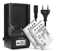 CELLONIC, Batería para Cámara, Compatible con Nikon EN-EL5, Coolpix P520, P500, P510, P100 (3.7V, 1180mAh) 2 Unidades + Cargador