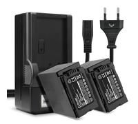 CELLONIC, Batería para Cámara Compatible con Panasonic HC-X1, AG-CX350 (7.4V, 7800mAh) 2 Unidades + Cargador