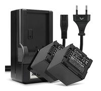CELLONIC, Batería para Cámara, Compatible con Panasonic NV-GS17, CGR-DU06, NV-GS120, NV-GS180 (7.4V, 2100mAh) 2 Unidades + Cargador
