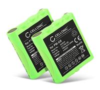 CELLONIC, Batería para Walkie-Talkie Compatible con Midland G8, PMR446, 456R, PB-G8, M48 Plus, M99 (4.8V, 700mAh) 2 Unidades