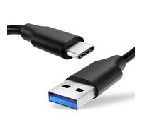CELLONIC Cable de Datos 2.0 1,0m Compatible con Huawei FreeBuds 3, 3i, FreeBuds 4, 4i, FreeBuds Studio, FreeBuds Pro, Pro 2 Cable Carga USB C Type C a USB A 3A Negro PVC para Auriculares