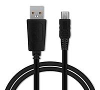 CELLONIC Cable de datos USB 1m de PVC compatible con Autel MaxiSys Elite/MaxiDAS DS808 / Maxicheck MX808 / MaxiIM IM508 Cable carga Mini USB a USB A 2.0 1A negro