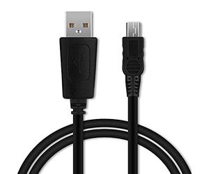 CELLONIC Cable de datos USB 1m de PVC compatible con Autel MaxiSys Elite/MaxiDAS DS808 / Maxicheck MX808 / MaxiIM IM508 Cable carga Mini USB a USB A 2.0 1A negro