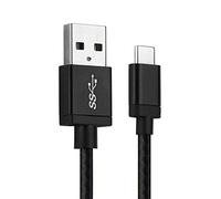 CELLONIC Cable de Datos USB Nylon 1m de Tablet Compatible con Lenovo Tab4 8 Plus / 10 Plus/Yoga Tab 3 Plus Cable Carga USB C Type C a USB A 3.1 Gen 1 3A