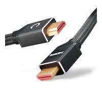 CELLONIC Cable HDMI 2.1 Macho a Macho de Ultra Alta Velocidad 4K/8K @60hz, 4K @120hz, 48Gbps eARC QFT QMS DSC chapado en oro de 24k HDMI Lead compatible con Soundbar, HD TV, PS4, PS5, Xbox - 1,5 m