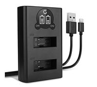 CELLONIC Cargador Dual AHDBT-501 Smart y Rápido Compatible con Cargador Doble AHDBT-501 de Carga Alimentación