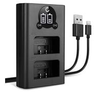 CELLONIC Cargador Dual EN-EL25 Smart y Rápido Compatible con Cargador Doble MH-32 de Carga Alimentación