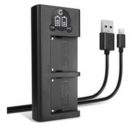 CELLONIC Cargador Dual NP-F970 -F550 -F750 -F330 Smart y Rápido Compatible con Cargador Doble BC-VM50 de Carga Alimentación