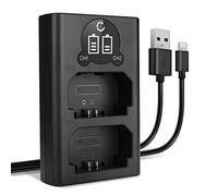 CELLONIC Cargador Dual NP-FZ100 Smart y Rápido Compatible con Cargador Doble BC-QZ1 de Carga Alimentación