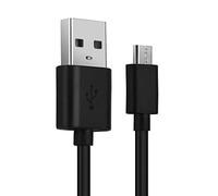 CELLONIC CB-USB10 CB-USB12 Cable de Datos USB 1m Compatible con Olympus OM-D E-M10 Mark III, OM-D E-M5 Mark III, Pen E-PL9, Tough TG-6, Tough TG-5 Cable Carga Micro USB a USB A 2.0 2A Negro PVC