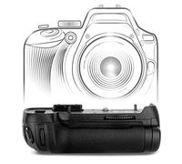 CELLONIC Empuñadura cámaras Compatible con Grip fotografía, Camera Grip Vertical con Disparador y Compartimento para baterías MB-D12, Rosca 1/4"