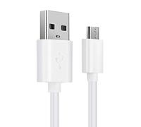 CELLONIC IFC-600PCU Cable de Datos USB 1m Compatible con Canon EOS M50 M5, Powershot SX620 SX740 SX70 G5 G7 G9 Cable Carga Micro USB a USB A 2.0 2A Blanco PVC
