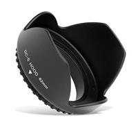 CELLONIC Parasol Ø 62mm Compatible con Ø 62mm Lens Hood de Rosca, Protector Solar para Objetivos Flor/Pétalo/Tulipán