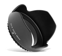 CELLONIC Parasol para Ø 58mm Compatible con Universal 58mm | Bayoneta, Flor / Tulipán / Pétalo, Plastic, negro, para Sigma 70-300mm F4.0-5.6 DG APO Makro, 105mm F2.8 EX DG Makro