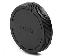 CELLONIC Tapa Objetivo Posterior Compatible con Canon EF-M 22mm f/2.0 STM | Plastic, negro, Bayoneta, EOS EF-M Mount, para Canon EF-M 11-22mm f/4-5.6 IS STM, 18-150mm 1:3,5-6,3 IS STM