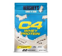 Cellucor C4 Whey Proteína en polvo, Hershey's Cookies & Cream, 25 g de proteína, bajo en azúcar, recuperación post-entrenamiento, 22 porciones