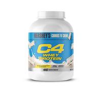 Cellucor Proteína de suero en polvo C4, galletas y crema Hershey's, 0.88 onzas de proteína, baja en azúcar, recuperación después del entrenamiento, 46 porciones