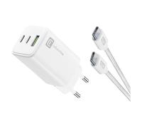 Cellular Line Cargador MULTIPOWER 65W GaN Blanco