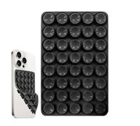 Cellular Sticky Vacuum Mount, Smartphone Silicone Adhesive Base, 80 Grain Smartphone Accessory, Cell Back Stand, Cup Pad Mount for Picture Video Live Streaming Device Hands Free Attachment