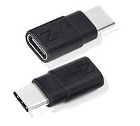 Cellularize Adaptador USB C Extender (2 Unidades) 3.1/10Gbps Tipo C Dock Base Extensión Para Lifeproof Otterbox Case Mujer a Hombre Para MacBook, Nintendo Switch, Samsung Galaxy, Dex, Flir One Pro