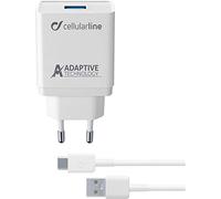 Cellular Line ACHSMKIT15WTYCW Cargador Blanco 15W