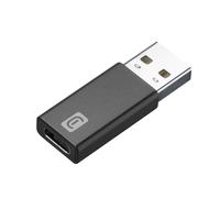 Cellularline Adaptador De USB A USB-C Convierte El Puerto USB En USB-C Negro