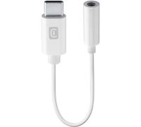 cellularline - Adaptador USB 2.0 (1 Conector Hembra de 3,5 mm, 1 Conector USB 2.0 Tipo C)