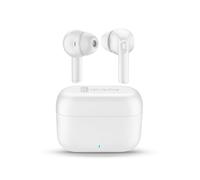 cellularline Auriculares inalámbricos Wavy In-Ear con un Estuche de Carga, Controles táctiles, un Asistente de Voz, conexión automática y hasta 16 Horas de autonomía, Blanco