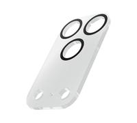 cellularline Cámara Lens Cristal Templado para la Protección de la Cámara para iPhone 17 Pro Max - Absorbi-golpes, Anti-burbujas, Ultra-Transparente, Anti-huellas