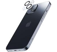 cellularline | Cámara Lens - iPhone 14/14 Plus |Vidrio Templado para la Protección de la Cámara - Absorbe Golpes, Anti-Burbujas, Ultra-Transparente, Anti-Huellas
