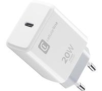 Cellularline | Caricabatterie da Rete | Caricabatterie da rete USB-C 20W per la carica Alla massima velocità di iPhone 8 e successivi