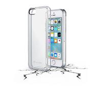 Cellularline Clear Duo - Carcasa para iPhone 5 (con Parte Trasera rígida y Marco de Goma), Transparente