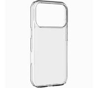 Cellularline - Clear Strong - Compatible con iPhone 17 Pro - Funda Rígida con Bordes de Goma - Antigolpes, Protege de Caídas e Impactos - Contiene Material Reciclado - Transparente