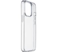 cellularline Clear Strong - iPhone 15 Pro MAX - Funda rígida con Bordes de Goma - Anti-Shock Protege de Golpes y caídas - Compatible con Carga inalámbrica Contiene Material Reciclado - Transparente