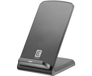cellularline | Easy Stand | Cargador inalámbrico de 10 W con Soporte | Apple, Samsung y Otros Smartphones inalámbricos
